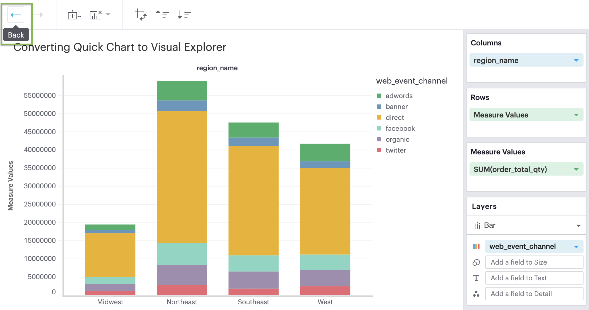 Convert to Visual Explorer Environment