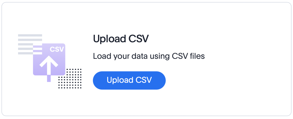 CSV upload